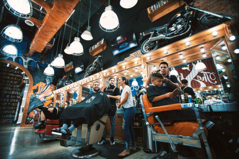 What sets River Market barber shops apart